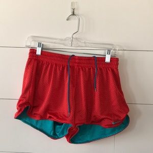 Red Mesh Nike Dri - FIT Shorts
